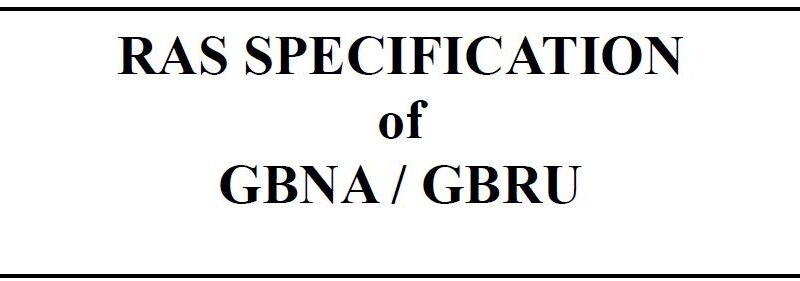 RAS Specification of GBNA/GBRU